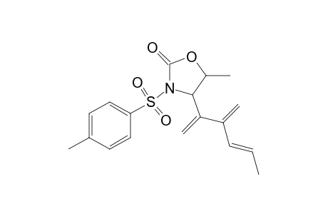 4-[(E)-1,2-dimethylenepent-3-enyl]-5-methyl-3-(p-tolylsulfonyl)oxazolidin-2-one