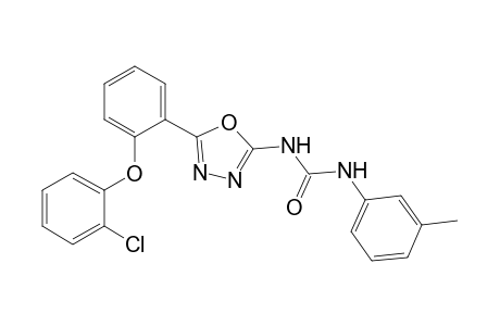 N-{5-[2'-(2"-Chlorophenoxy)phenyl]-1,3,4-oxadiazol-2-yl}-N'-(3"'-methylphenyl)urea