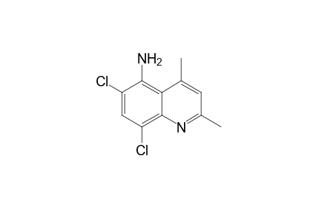 5-Amino-6,8-dichloro-2,4-dimethylquinoline