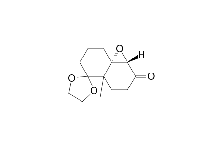 trans-1,2-Epoxy-7,7-ethyldenedioxy-6-methylbicyclo[4.4.0]decan-3-one