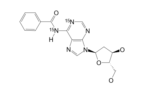 [N,1-(15)N(2)]-N(6)-BENZOYL-2'-DEOXYADENOSINE