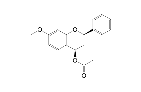 7-Methoxy(cis)flavan-4-ol acetate