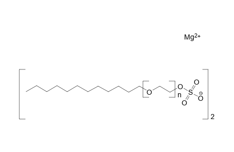 Magnesium Lauryl Alcohol-(eo)n-sulfate; eo-adduct, lauryl alcohol sulfated, mg salt