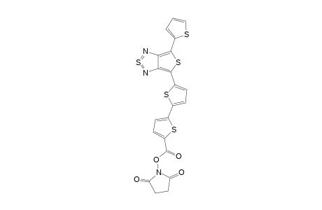 2,5-dioxopyrrolidin-1-yl 5'-(7-(thiophen-2-yl)thieno[3,4-c]-[1,2,5]thiadiazole)-[2,2'-bithiophene]-5-carboxylate