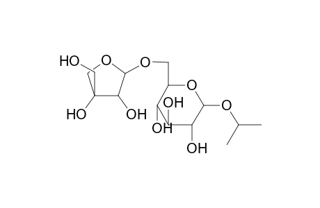(2R,3S,4S,5R)-2-((((2R,3R,4R)-3,4-dihydroxy-4-(hydroxymethyl)tetrahydrofuran-2-yl)oxy)methyl)-6-isopropoxytetrahydro-2H-pyran-3,4,5-triol