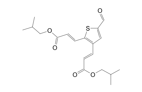 (2E,2'E)-Diisobutyl 3,3'-(5-formylthiophene-2,3-diyl)diacrylate