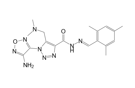 1-(4-amino-1,2,5-oxadiazol-3-yl)-5-[(dimethylamino)methyl]-N'-[(E)-mesitylmethylidene]-1H-1,2,3-triazole-4-carbohydrazide