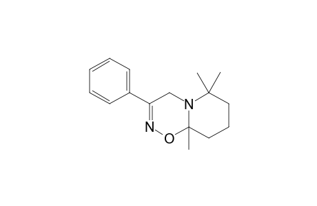 3-Phenyl-6,6,9a-trimethyl-(hexahydro)pyrido[1,2-e]-(1,2,5)-oxadiazine