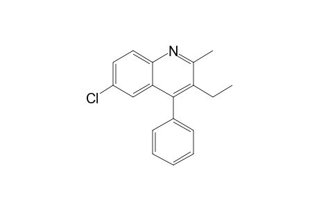 6-Chloro-3-ethyl-2-methyl-4-phenylquinoline