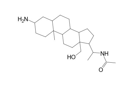 Acetamide, N-[(3.beta.)-3-amino-18-hydroxypregnan-20-yl]-