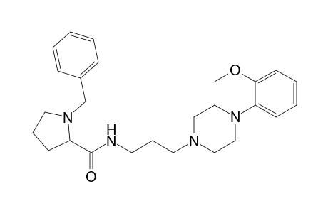1-Benzyl-N-[3-[4-(2-methoxyphenyl)piperazin-1-yl]propyl]pyrrolidine-2-carboxamide