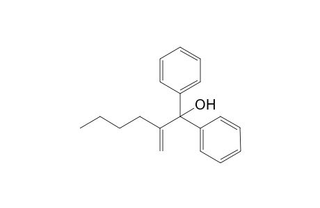 2-Methylene-1,1-diphenylhexan-1-ol