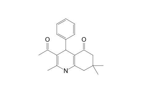 3-METHYLCARBONYL-4-PHENYL-1,4,5,6,7,8-HEXAHYDRO-2,7,7-TRIMETHYL-5-OXOQUINOLINE