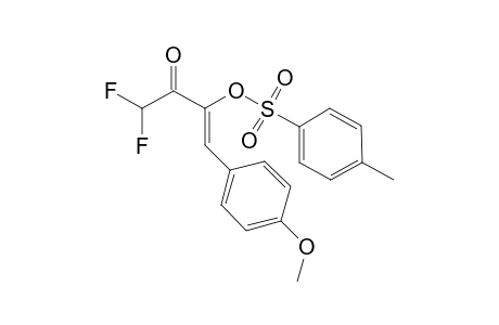 (Z)-1,1-Difluoro-4-(4-methoxyphenyl)-3-(tosyloxy)but-3-en-2-one