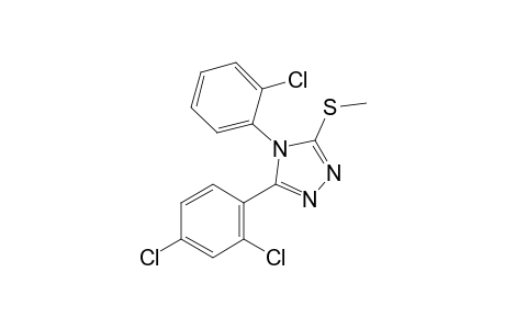 4-(o-chlorophenyl)-3-(2,4-dichlorophenyl)-5-(methylthio)-4H-1,2,4-triazole