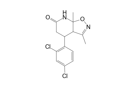 3a,4,5,7a-Tetrahydro-3,7a-dimethyl-4-(2',3'-dichlorophenyl)isoxazolo[5,4-b]pyridin-6(7)-one