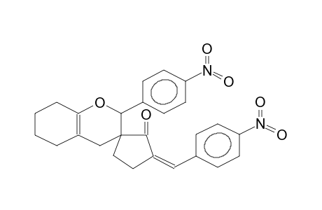 2-(PARA-NITROPHENYL)-5,6,7,8-TETRAHYDROCHROMAN-3-SPIRO-2'-OXO-3'-BENZYLIDENECYCLOPENTANE