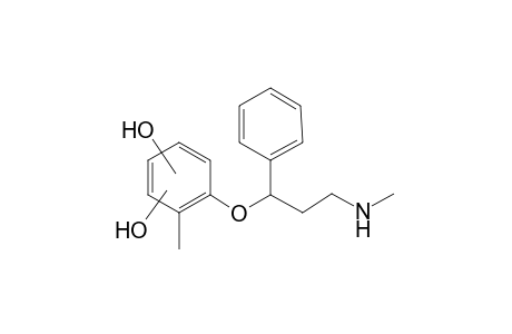 Atomoxetine-M (di-HO-) MS2