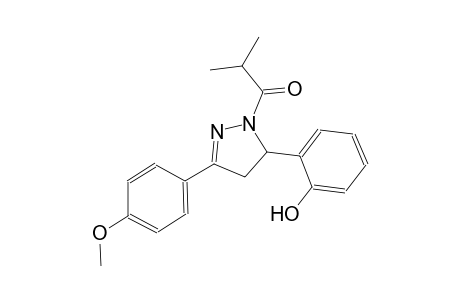 phenol, 2-[4,5-dihydro-3-(4-methoxyphenyl)-1-(2-methyl-1-oxopropyl)-1H-pyrazol-5-yl]-