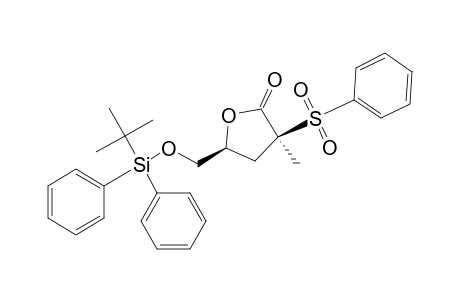 (3S,5S)-3-(benzenesulfonyl)-5-[[tert-butyl(diphenyl)silyl]oxymethyl]-3-methyl-2-oxolanone