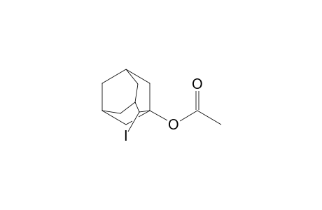 Tricyclo[3.3.1.13,7]decan-1-ol, 2-iodo-, acetate