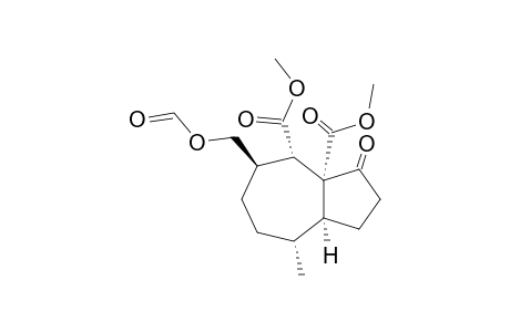 (3aR,4S,5R,8R,8aS)-5-(formyloxymethyl)-3-keto-8-methyl-1,2,4,5,6,7,8,8a-octahydroazulene-3a,4-dicarboxylic acid dimethyl ester