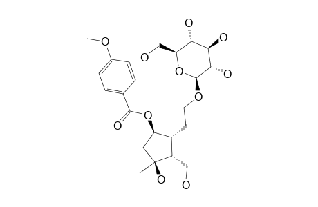 6-O-(4-METHOXYBENZOYL)-CRESCENTIN-IV-3-O-BETA-D-GLUCOPYRANOSIDE