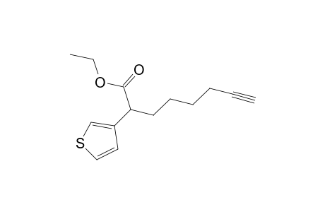3-Thiopheneacetic acid, .alpha.-5-hexynyl-, ethyl ester