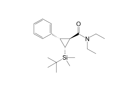 (1S*,2R*,3S*)-2-(tert-Butyldimethylsilyl)-N,N-diethyl-3-phenylcyclopropanecarboxamide