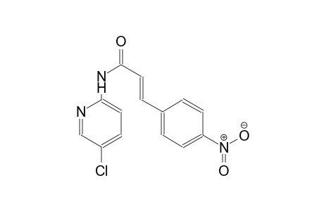 (2E)-N-(5-chloro-2-pyridinyl)-3-(4-nitrophenyl)-2-propenamide