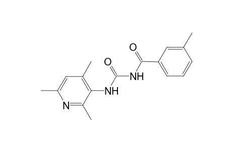 3-Methyl-N-[(2,4,6-trimethyl-3-pyridyl)carbamoyl]benzamide