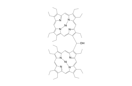 Bis{1-nickel(II) 2,3,4,5,6,7,8-heptaethylporphyrinyl]}methanol