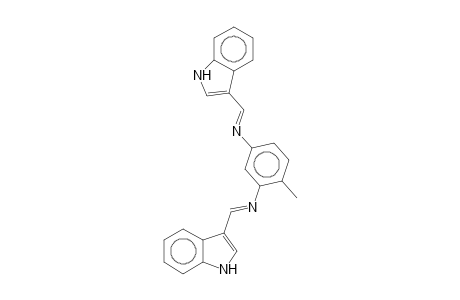 2,4-Bis(indol-3-ylmethyleneamino)toluene