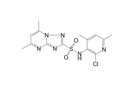 N-(2-chloranyl-4,6-dimethyl-pyridin-3-yl)-5,7-dimethyl-[1,2,4]triazolo[1,5-a]pyrimidine-2-sulfonamide