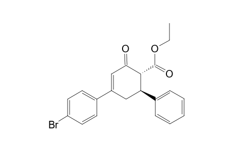3-(BROMOPHENYL)-(5R)-PHENYL-(6T)-CARBETHOXYCYCLOHEX-2-ENONE