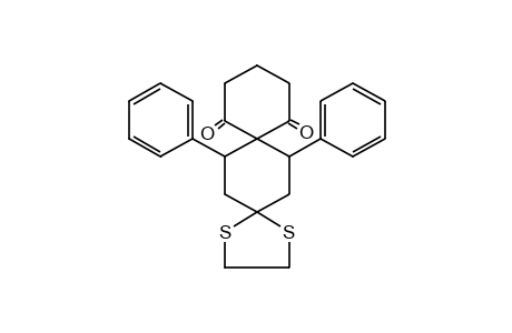 7,14 DIPHENYL-1,4-DITHIADISPIRO[4.2.5.2]PENTADECANE-9,13-DIONE