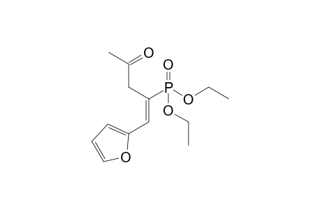 (E)-4-diethoxyphosphoryl-5-(2-furanyl)-4-penten-2-one