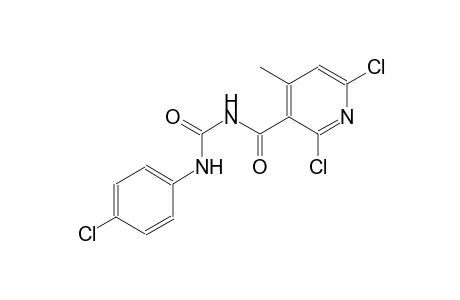 N-(4-Chlorophenyl)-N'-[(2,6-dichloro-4-methyl-3-pyridinyl)carbonyl]urea