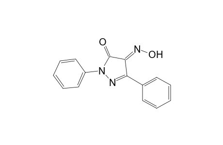 1H-pyrazole-4,5-dione, 1,3-diphenyl-, 4-oxime