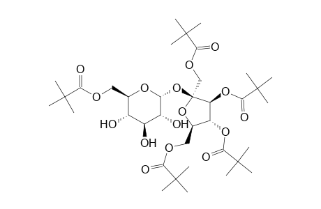 .alpha.-D-Glucopyranoside, 1,3,4,6-tetrakis-O-(2,2-dimethyl-1-oxopropyl)-.beta.-D-fructofuranosyl, 6-(2,2-dimethylpropanoate)