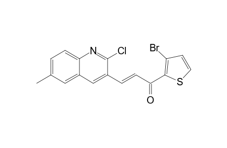 (2E)-1-(3-Bromothien-2-yl)-3-(2-chloro-6-methylquinolin-3-yl)prop-2-en-1-one