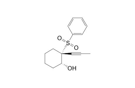 (1R*,2R*)-2-(Phenylsulfonyl)-2-(1-propynyl)cyclohexanol