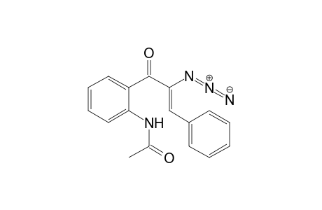 N-[2-[(Z)-2-azido-1-oxo-3-phenylprop-2-enyl]phenyl]acetamide