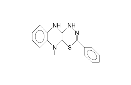 10-Methyl-2-phenyl-1,4,4a,5,10,10a-hexahydro-1,3,4-thiadiazino(5,6-B)quinoxaline