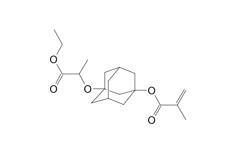 3-(2-ethoxy-1-methyl-2-oxoethoxy)-1-adamantyl methacrylate