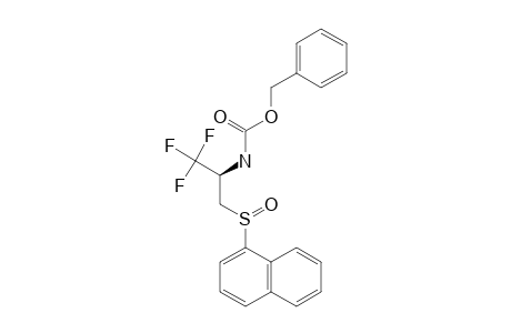 (-)-(2S,S(S))-2-(N-BENZYLOXYCARBONYL)-AMINO-3,3,3-TRIFLUOROPROPYL-1-(1-NAPHTHYL)-SULFOXIDE