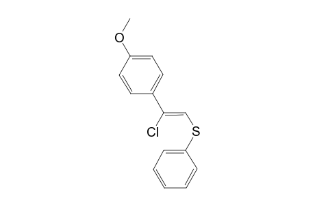 (Z)-2-Chloro-2-(4-methoxyphenyl)ethenyl phenyl sulfide