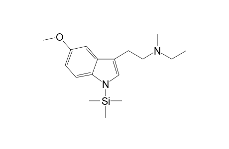 N-Ethyl-N-methyl-5-methoxytryptamine TMS