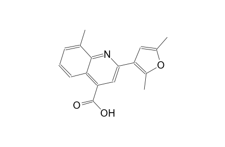 2-(2,5-dimethyl-3-furyl)-8-methyl-4-quinolinecarboxylic acid