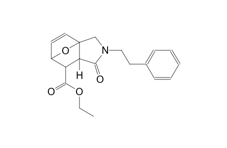 ethyl (1S,5R,7R)-4-oxo-3-(2-phenylethyl)-10-oxa-3-azatricyclo[5.2.1.0~1,5~]dec-8-ene-6-carboxylate